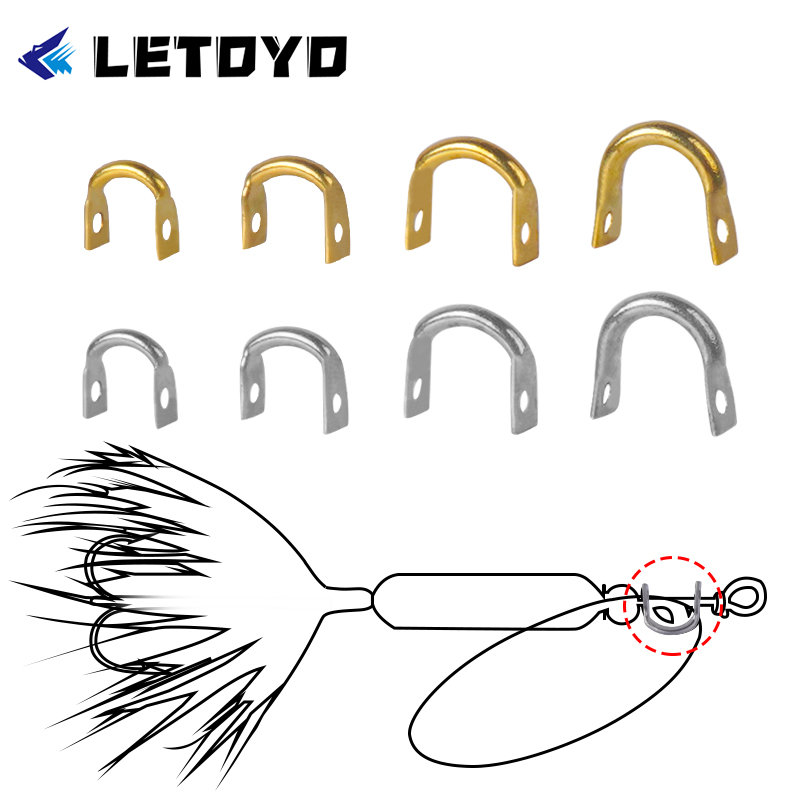 LETOYO 100pcs Folded Clevises  - Fishing Lure Making Kit 评论和价格