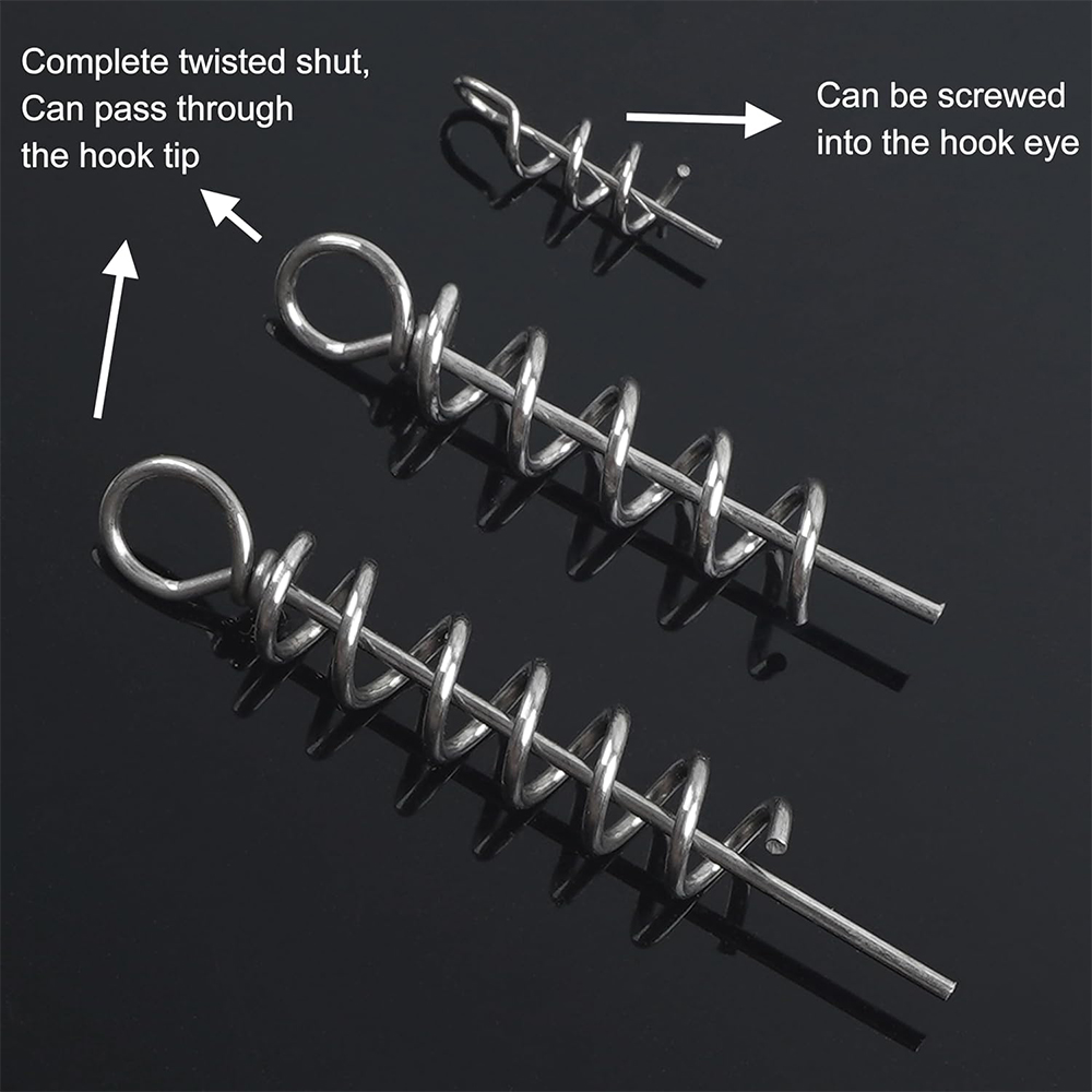 50Pcs Spring Twist Lock Fishin - Fishing Lure Crankbait 评论和价格