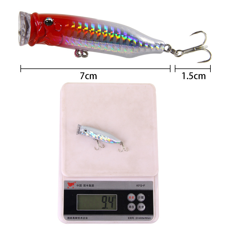 5Pcs Topwater Popper Fishing L - Fishing Lure Popper 评论和价格
