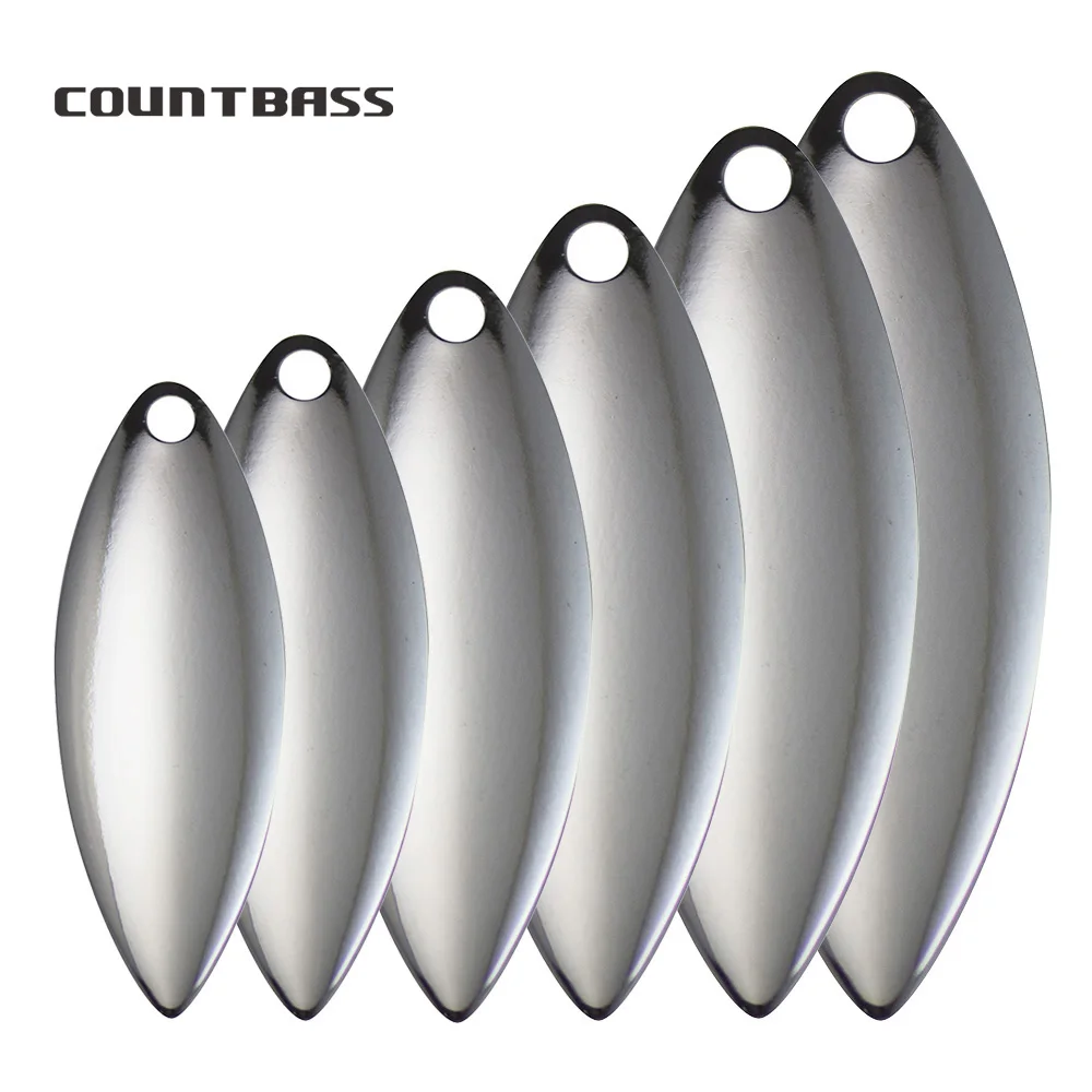 Countbass 50pcs Size 1-6 Nicke - Fishing Lure Blade Bait 评论和价格