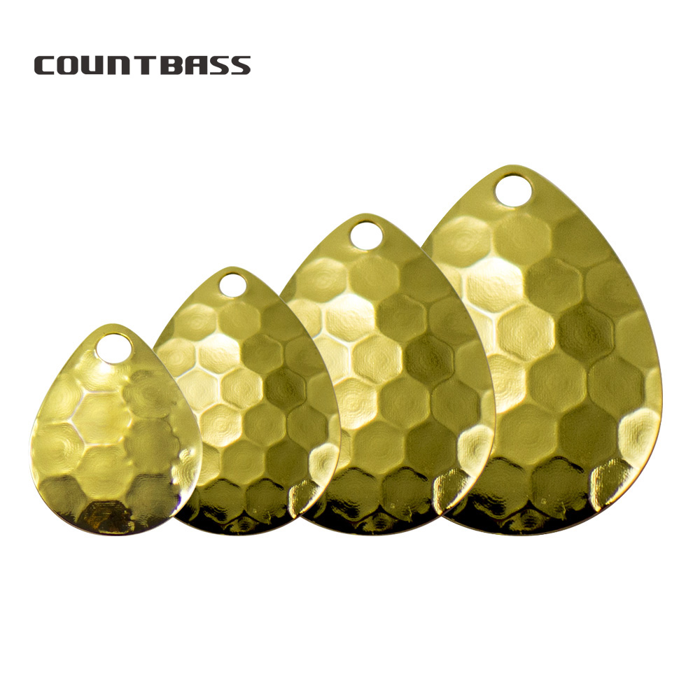Countbass 50pcs Size 2-5 Gold  - Fishing Lure Spinner 评论和价格