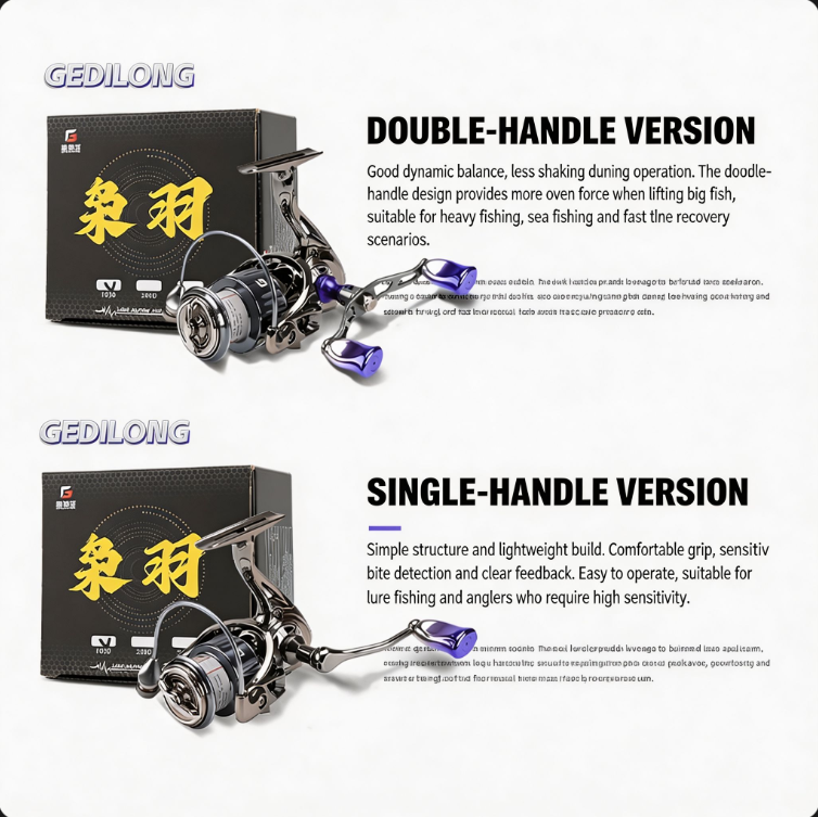 Gedilong Spinning Reel All Met - Fishing Lure Spinner 评论和价格