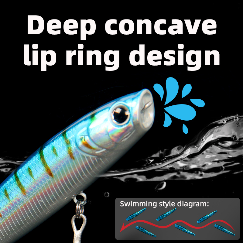 LETOYO 12g/19.5g Floating Popp - Fishing Lure Popper 评论和价格